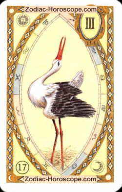 The stork, monthly Love and Health horoscope March Pisces