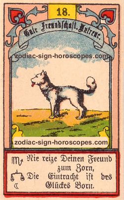 The dog, monthly Pisces horoscope April