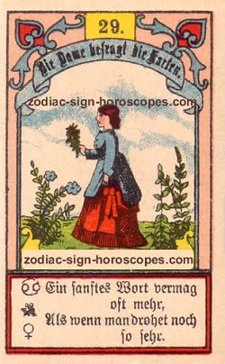 The lady, monthly Pisces horoscope October