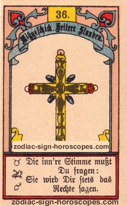 The cross, monthly Pisces horoscope February